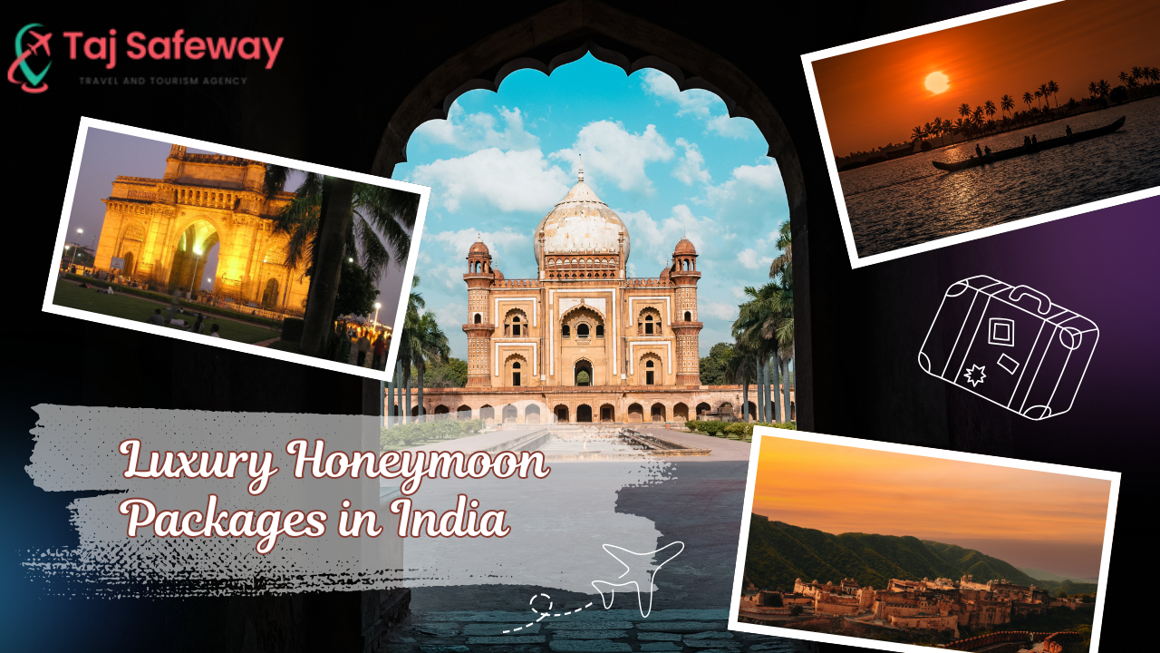 Luxury honeymoon packages in India with royal palaces, private beaches and romantic stays